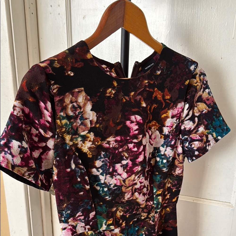 Floral Short Sleeve Dress